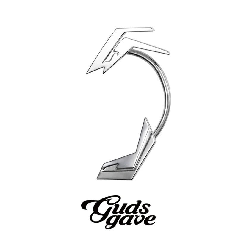 

Punk Rock Metal Mechanical Cyberpunk Ear Clip Stud Earrings For Women girls Men Hip Hop Ear Bones Clip Fashion Earring Jewelry