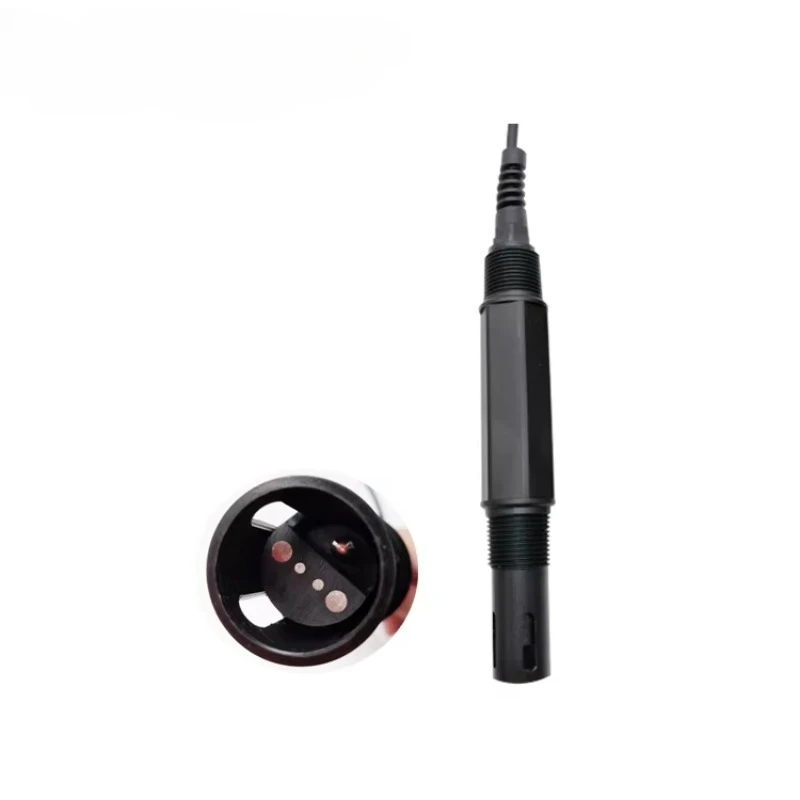 4-Pole Quadrupole Conductivity Sensor Probe, EC Salinity TDS Meter Electrode for Water Quality Monitoring