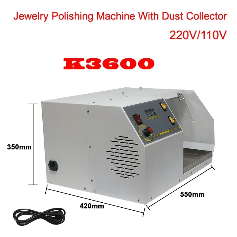 

Polishing Machine With Dust Collector Mini Polishing Grinding Motor Bench Grinder Polisher Jewelry Polisher Machine 110V 220V