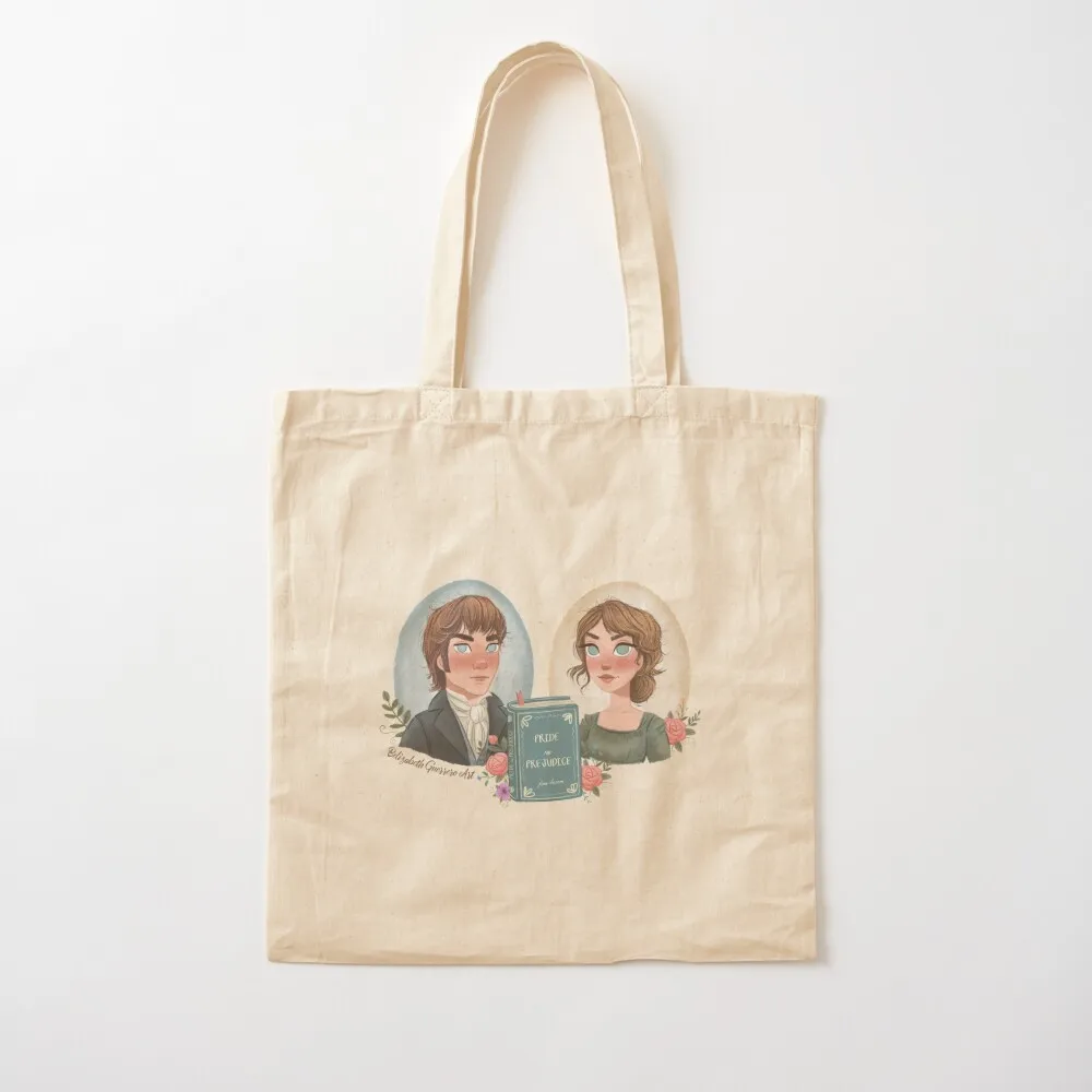 

Pride and Prejudice - Jane Austen Inspiration Tote Bag custom canvas bag Women bags Shopper bag Canvas Tote