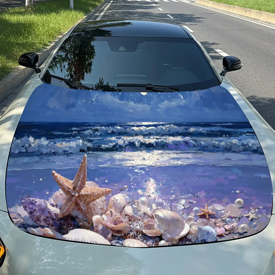 Beach At Night Car …