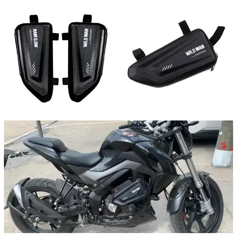 Benelli 502C BJ500 TNT600 TRK502 BJ 500 TRK 502 액세서리 용 방수 오토바이 사이드 프레임 수하물 가방 삼각형 팩 보관함
