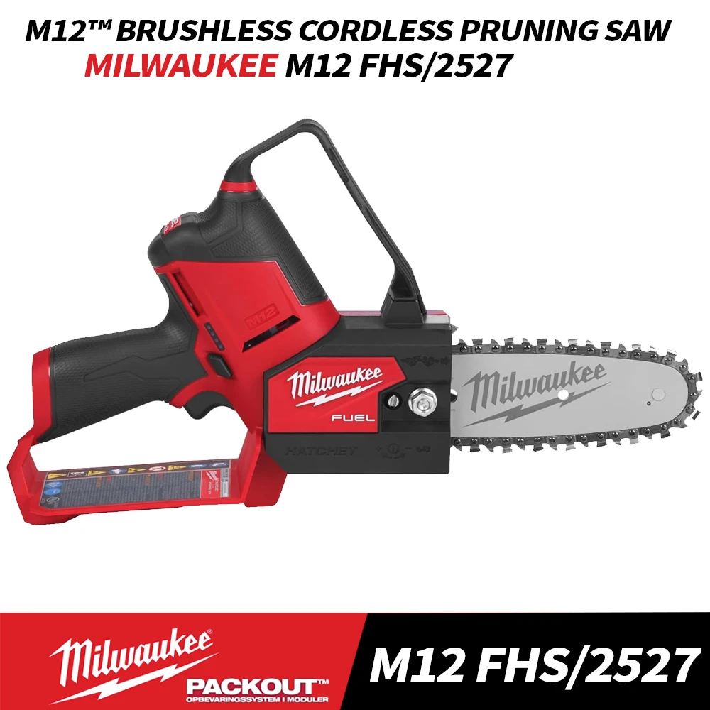 Milwaukee M12 FHS/2527 M12 FUEL™ HATCHET™ 6” Brushless Cordless Pruning Saw 12V Power Tools MILWAUKEE 2527-20 Pruning Saw