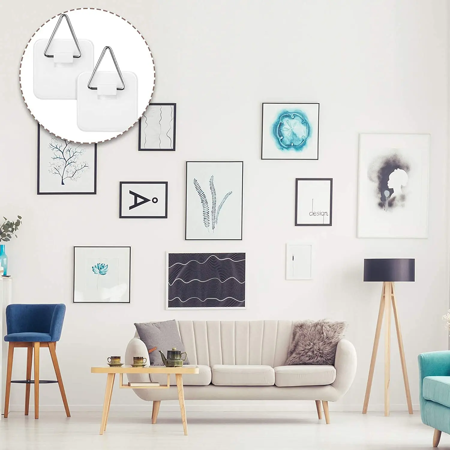 

ABGH-Plate Hanger Adhesive Wall Hanger Adhesive Hanger Hook,Adhesive Self Adhesive Hooks Sticky Wall Hooks