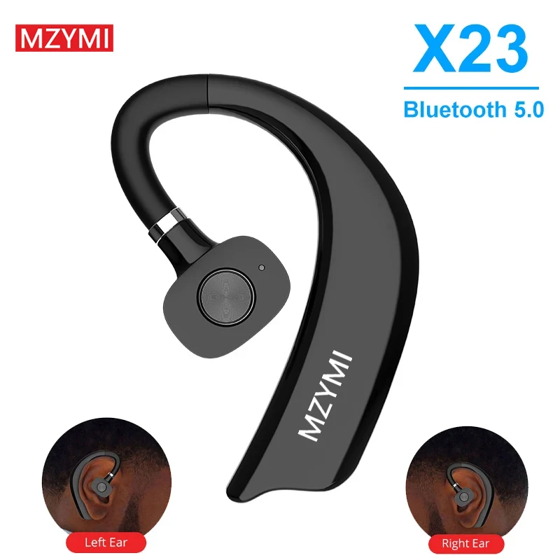 

MZYMI Ture Wireless Earphones Bluetooth Headset V5.0 Bluetooth Earpiece With Mic Noise Reduction Business Earphone for Driving