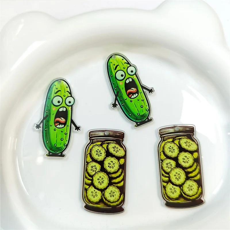 

New arrived 50pcs/lot color pattern print geometry shape acrylic beads diy jewelry garment pendant accessory