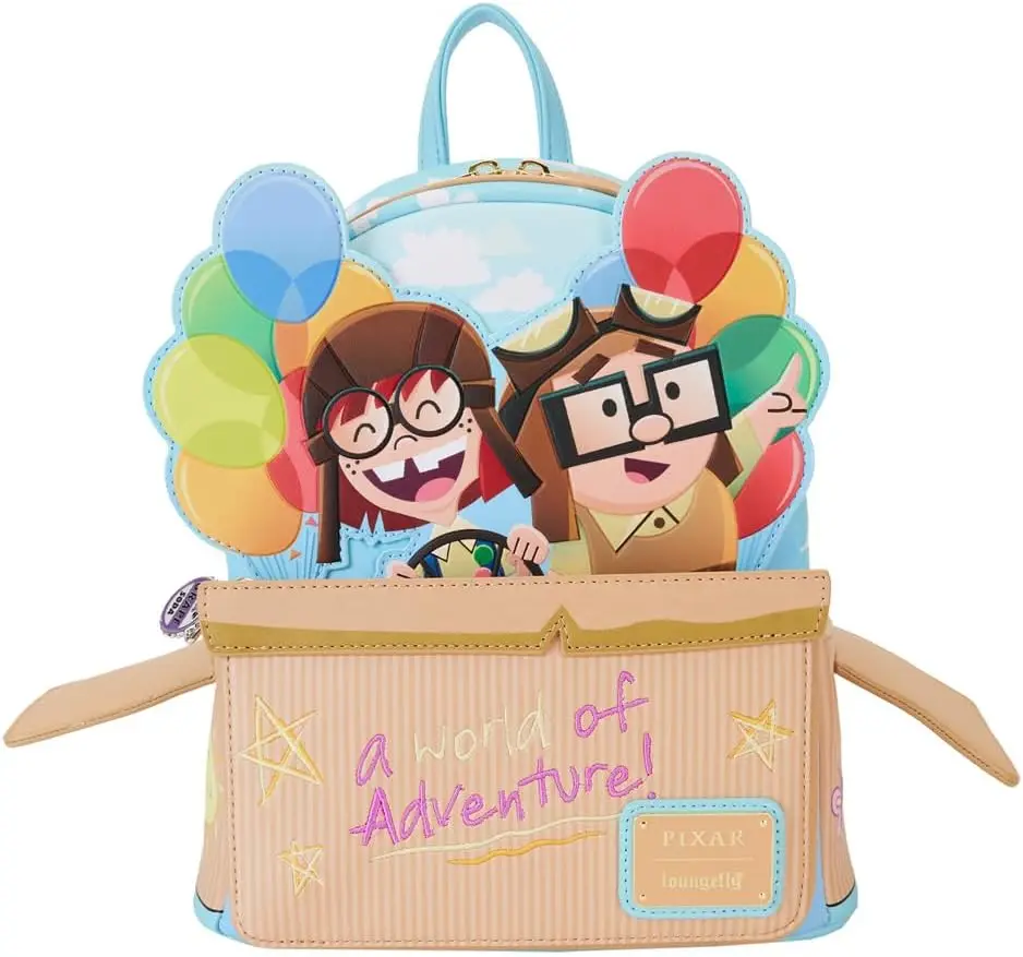 

Disney Loungefly Up 15th Anniversary Adventure Spirit Mini Backpack "Multi" Mini BackpackFashion Anime Cartoon School Bag Gift