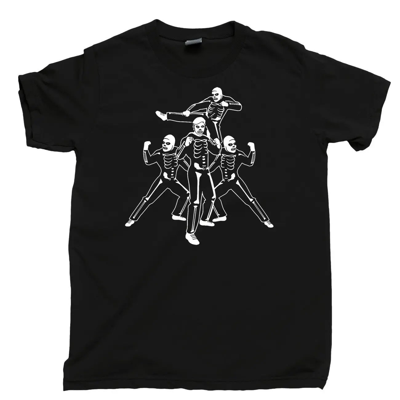 Johnny Lawrence Cobra Kai Skeleton Costume T Shirt Sweep The Leg Karate Kid Tee