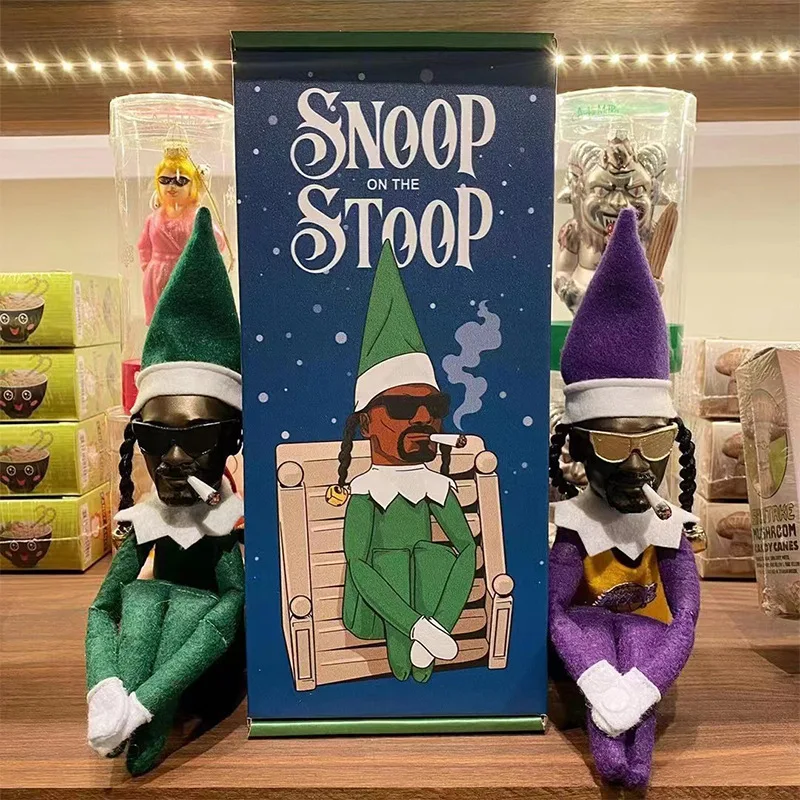 Christmas Decorations Snoop on A Stoop Christmas Elf Doll Party Favors for Guests Home Decorations New Year Xmas Kids Gift Toy