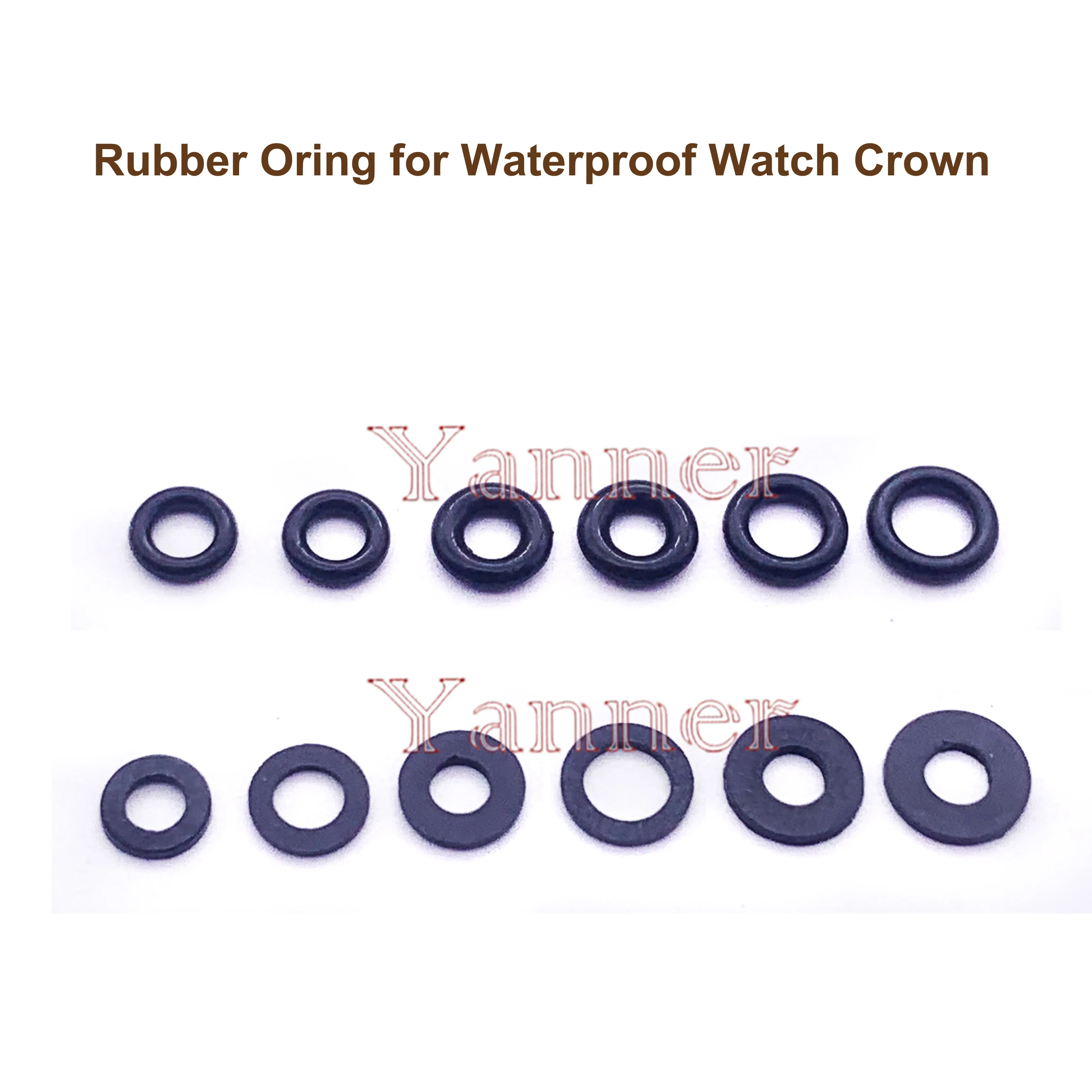 12 Size Watch O-Ring GASKET set for Watch Crown Parts of Waterproof Watches Watchmaker's Repair Set Tool Kit Herramientas