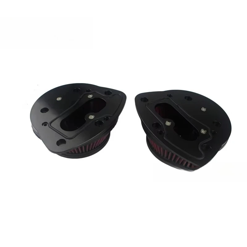 Roaring Big Sucker Dual Air Filter Swirl Air Intake Filtration for Boulevard M109R M109RZ M109 VTR1800 VLR1800 06-19