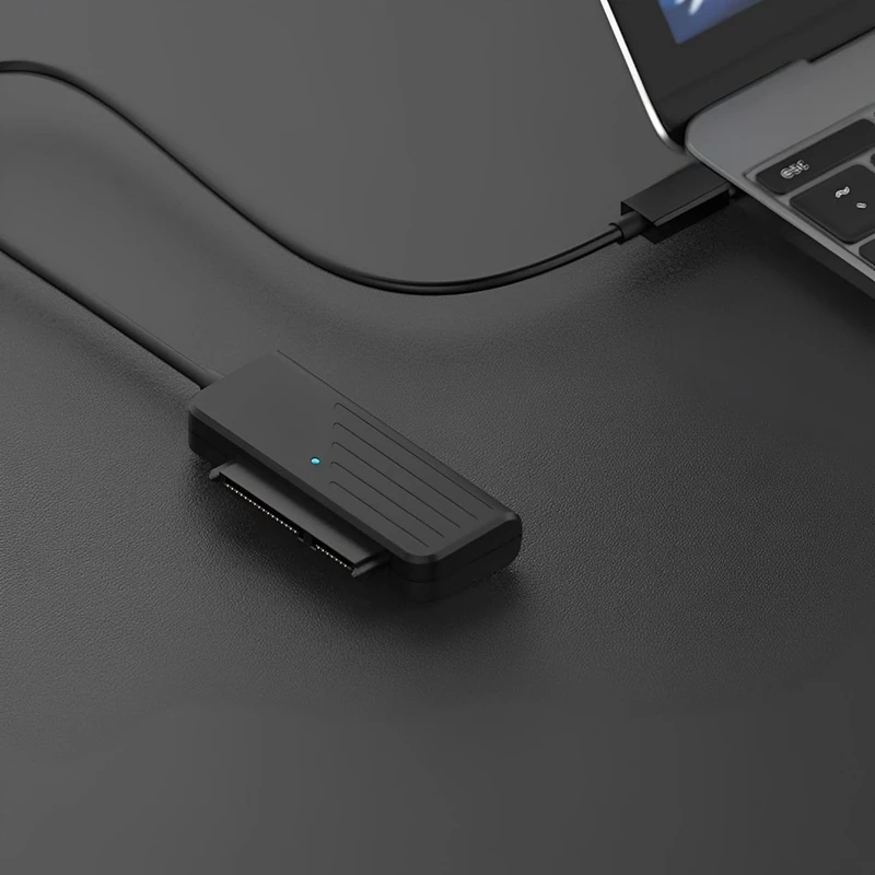 Tipo-C para cabo SATA para SSD adaptador de driver rígido, USB 3.1, SATA III, compatível com 2.5 "HDD e SSD adaptador