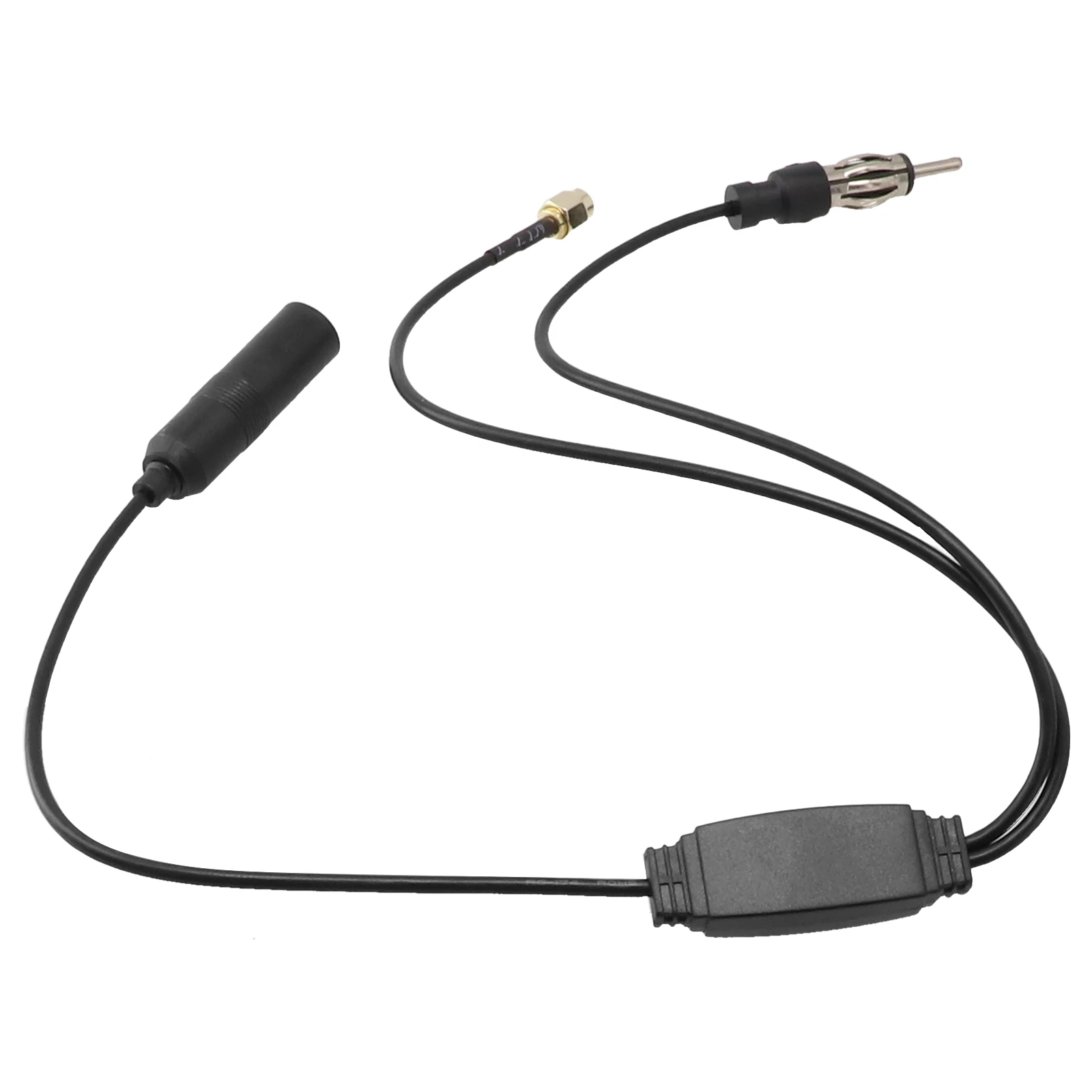 

1pcs 30cm Smb Antenna Splitter AM FM DAB Car Radio Portable Adapter Cable SMA Convertor Din Male To Din Female Cables