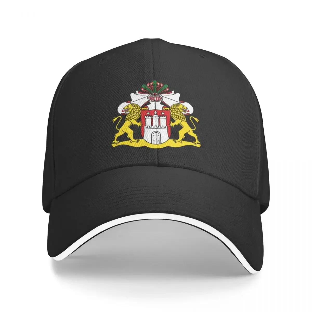 Hamburg Coat of Arms, Germany Baseball Cap Cosplay Hip Hop custom Hat fashionable Men Caps Women's