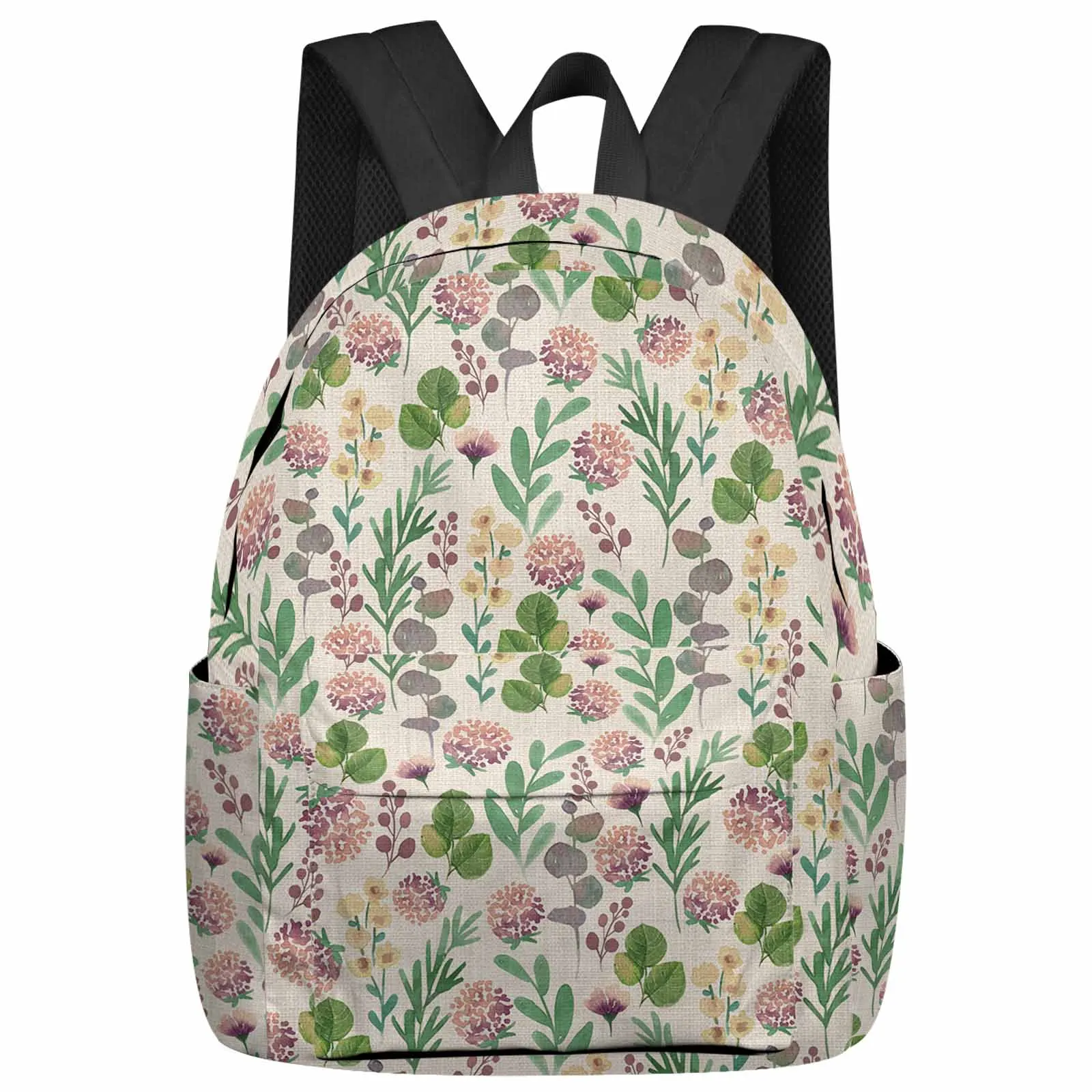 

Plants Flowers Leaves Backpacks Teenagers Student School Bags Laptop Custom Backpack Men Women Travel