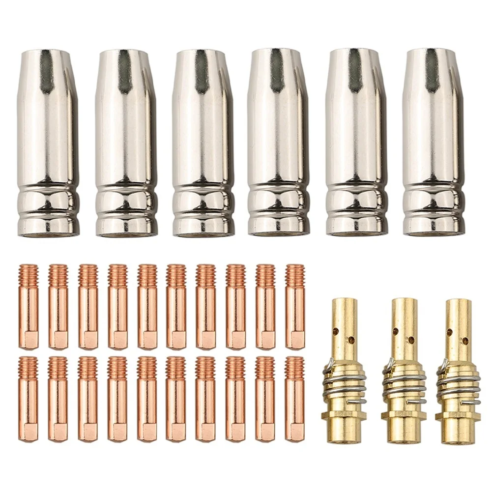 

29PCS MIG Welding Torch Consumables Kit For 15AK MB-15 Nozzles Tips Diffusers Copper Welding Tools Accessories