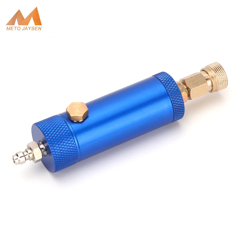 

High Pressure Pump Filter with SAFETY VALVE M10x1 40Mpa Water-Oil Separator Air Filtering 8MM Quick Connector