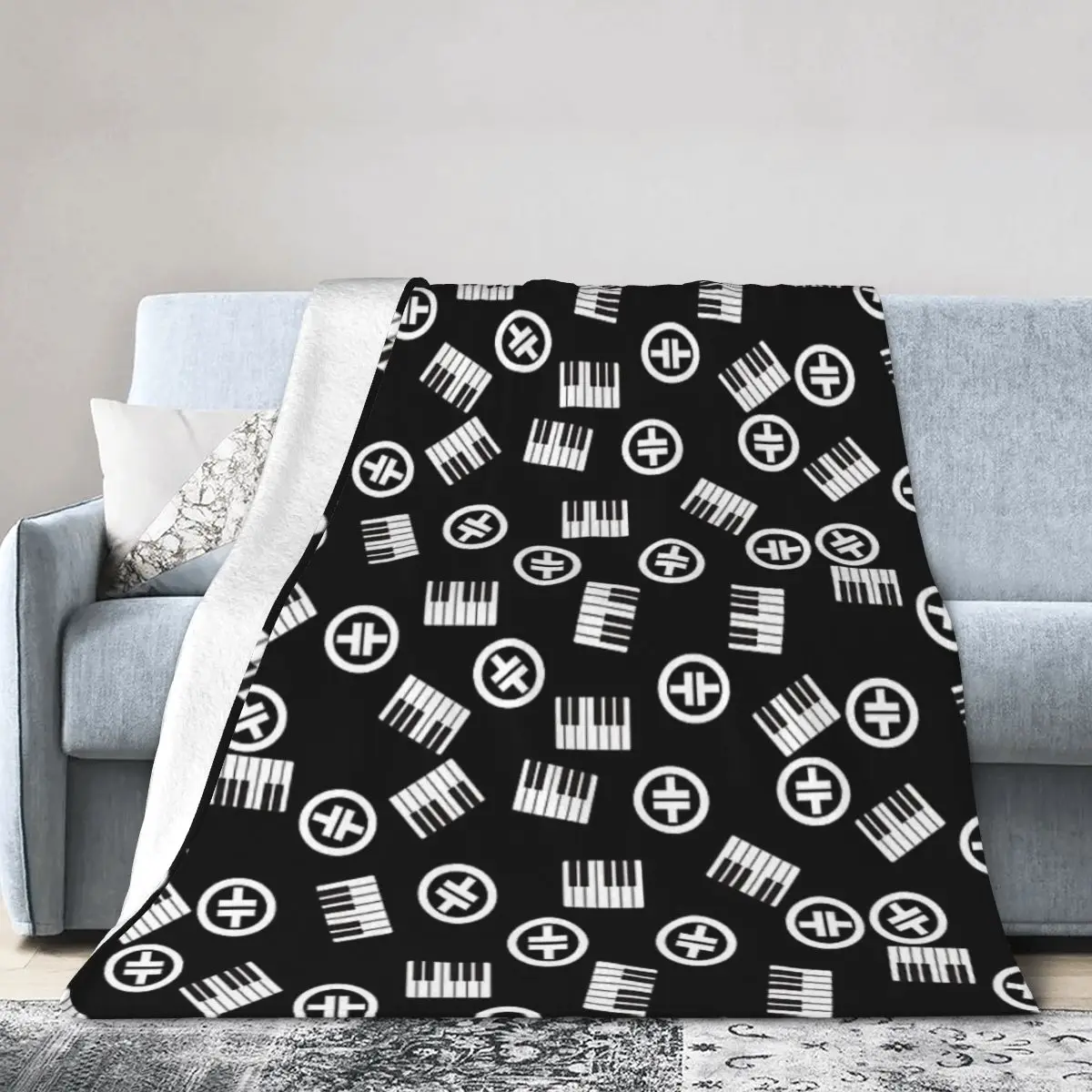 

Flannel Throw Blanket Take That Pattern Gary Barlow Inspired Blankets Soft Bedding Warm Plush Blanket for Bed Picnic Travel Home