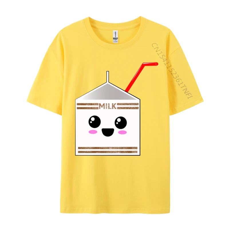 Super Cute and Fun Milk Carton Costume Casual Discount 3D Printed T Shirt Cotton T Shirts for Men Slim Fit Tops Shirts