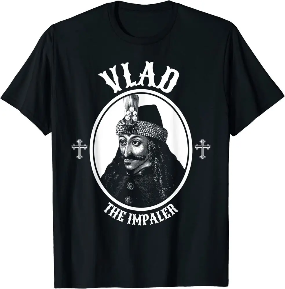 Dracula Vlad The Impaler Undead Goth Tee   Anime Graphic T-shirts for Men Clothing Women