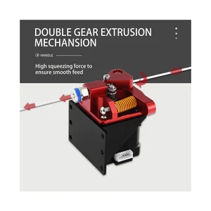 Extrusora de engrenagem dupla Ender 3 v2 atualização eixo do motor 20mm, compatível com Ender 3 Pro CR10 Series impressora 3D unidade de filamento TPU 8 principais vendas eixo extrusora - №3
