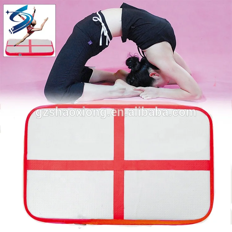 Small Yoga Mat Exercise Inflatable Jumping Air Track Gym Mats Floor Air Block view 4
