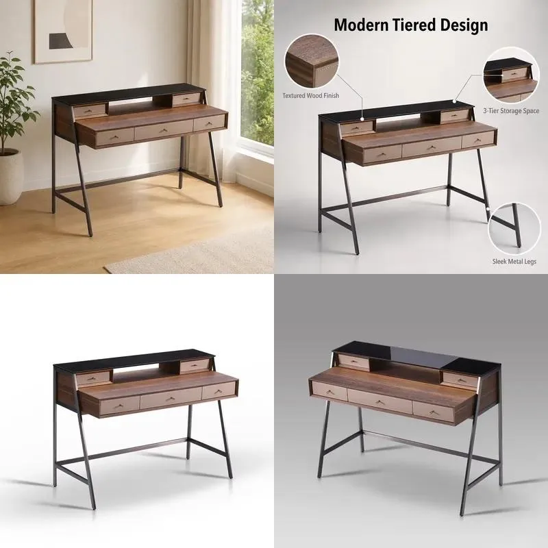 for Modern style eucalyptus veneer dressers and dressers with tempered grey glass countertops, storage drawers and stainless