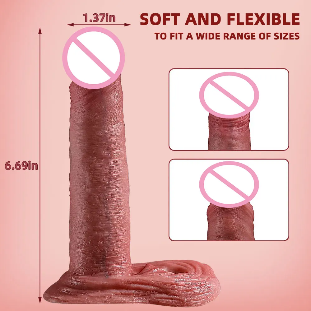 Realistic Penis Sleeve Sex Toys Handmade Lifelike Cock Sleeve Penis Extension Enlarger Male Masturbator Adult Couples Sex Toys