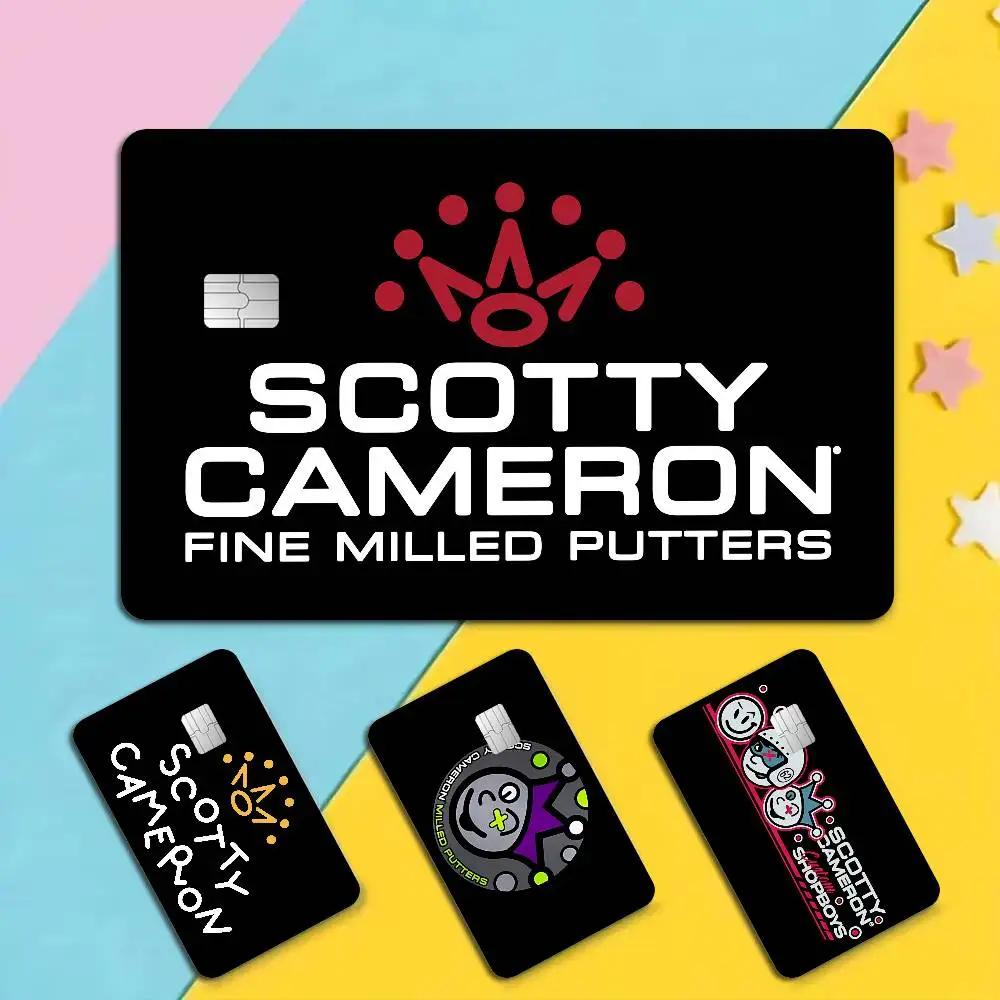 Brand S-Scotty C-Cameron Fashion 100% Hot Sale Amine Credit Debit Bank Card Bus Card Film Skin Sticker