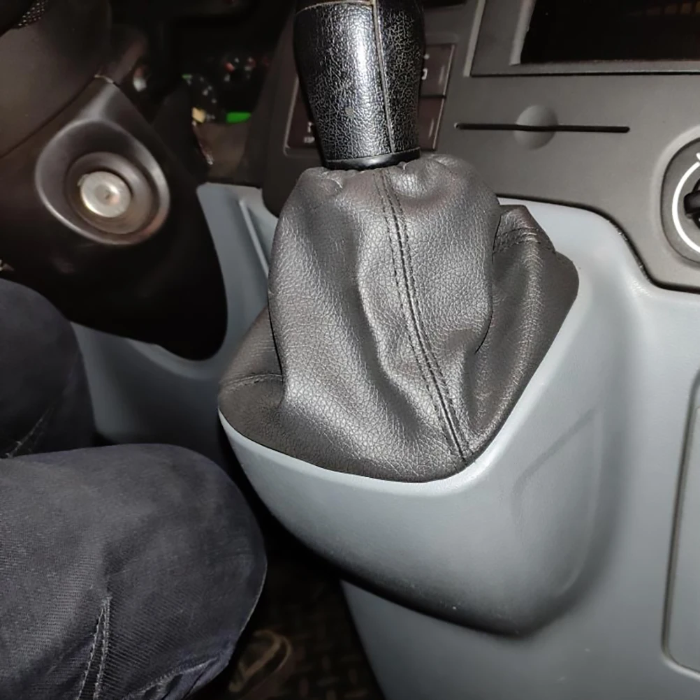 1729479 Stitch Gaiter Boot For Ford Transit MK7 Gear Shift Knob Stick Shifter Lever Cover Gaitor Protector Retaining Frame Case