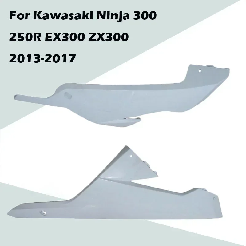 For Kawasaki Ninja 300 250R EX300 ZX300 2013-2017 Motorcycle Unpainted Bodywork Under Side Cover ABS Injection Fairing