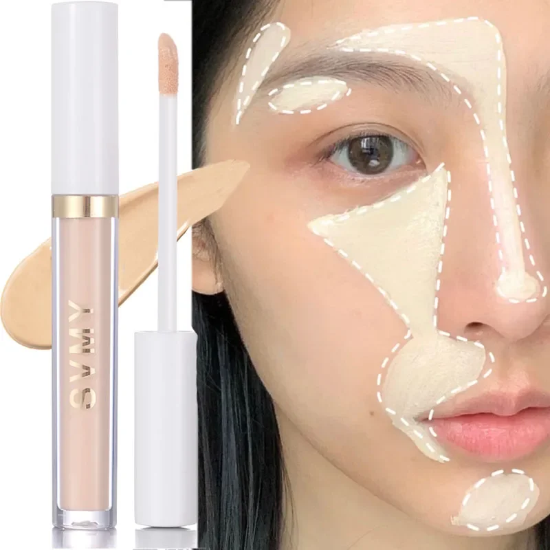 4 Colors Liquid Concealer Cream Makeup Moisturizing Cover Acne Spots Dark Circles Concealer Foundation Modify Skin Tone Stick