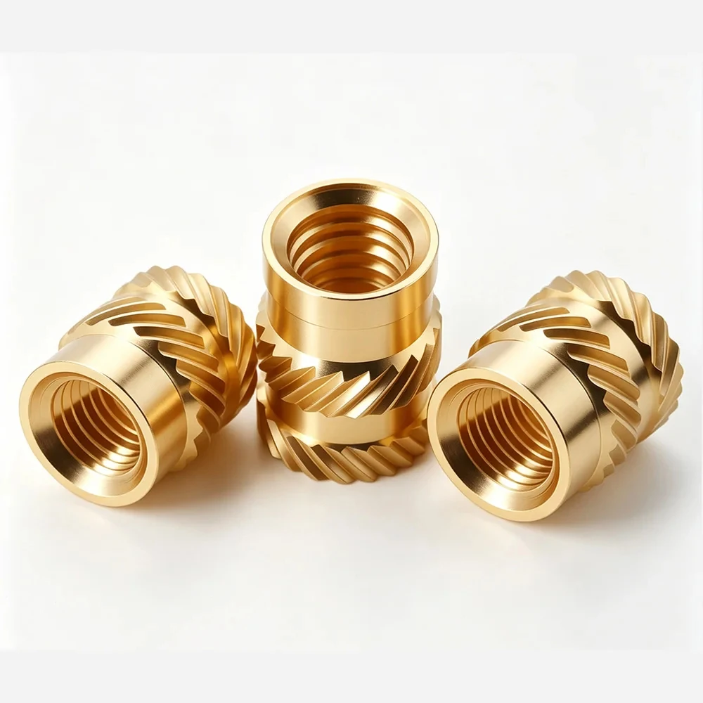 900/550/200Pcs Heat-Set Threaded Inserts M2 M3 M4 M6 Insert by Heat into 3D Printing Component Plastic- Brass Metric Knurled Nut