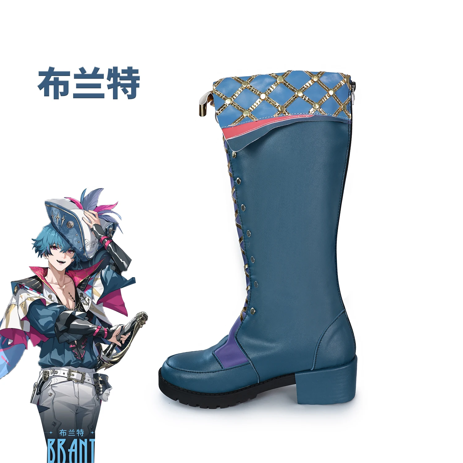 Wuthering Waves Brant Cosplay Schuhe Anime Stiefel Halloween Karneval Fiesta