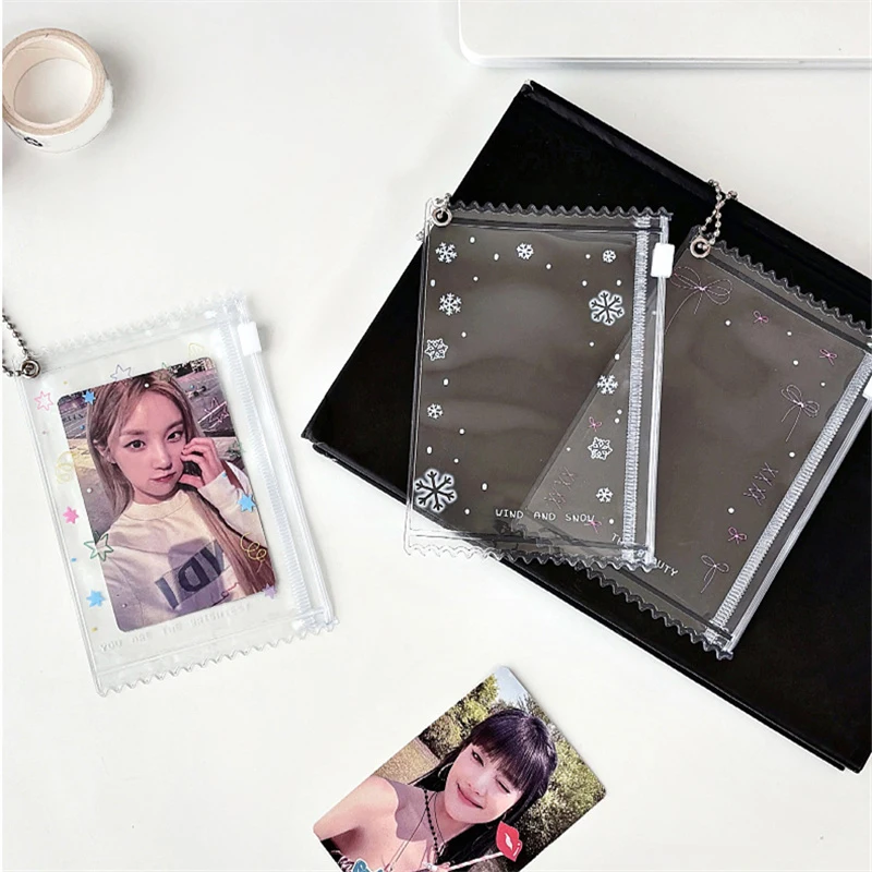 Snowflake Stars 3 Inch Postcard Photo Card Album Photo Card Holder Lomo Card Organiser Card Case Card Holder Kpop Binder