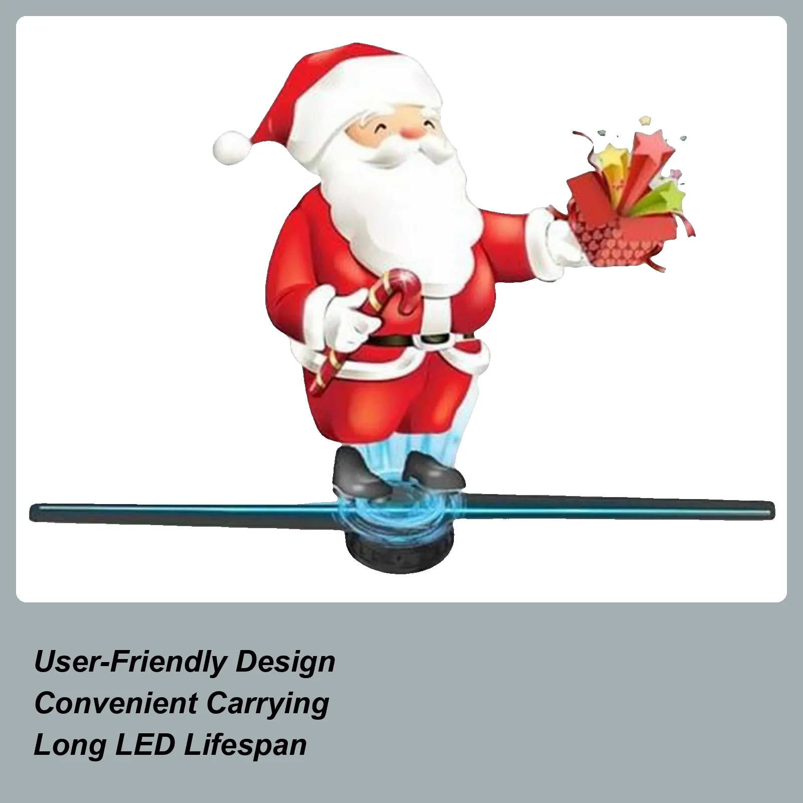 

Hologram Fan 16.5-Inch Plug In Video Projector LED Hologram Fan 3D with WIFI and App Control for Nightclub Trade Show Museum