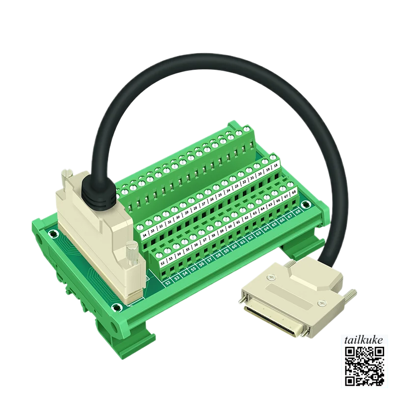 68-pin European-style Terminal Block Control Card Replaces-NI SHC68-68-EPM 68-pin Cable Terminal Block