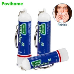 1/3pcs Rhinitis Mint Cream Keychain Inhaler Rhinitis Nasal Essential Oils Cold Headache Congestion Relief Refresh Nose Ointment