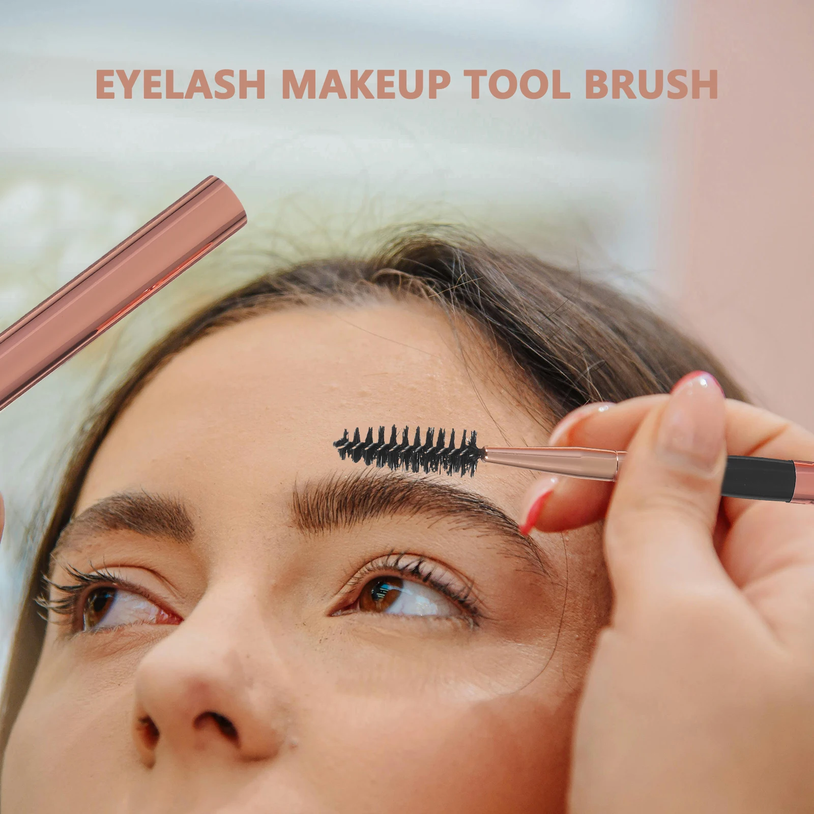 

2 Pcs Eyelash Curling Brush for Lashes Mascara Eyelashes Wands Separator Beauty Tools Applicator Brushes with Tube