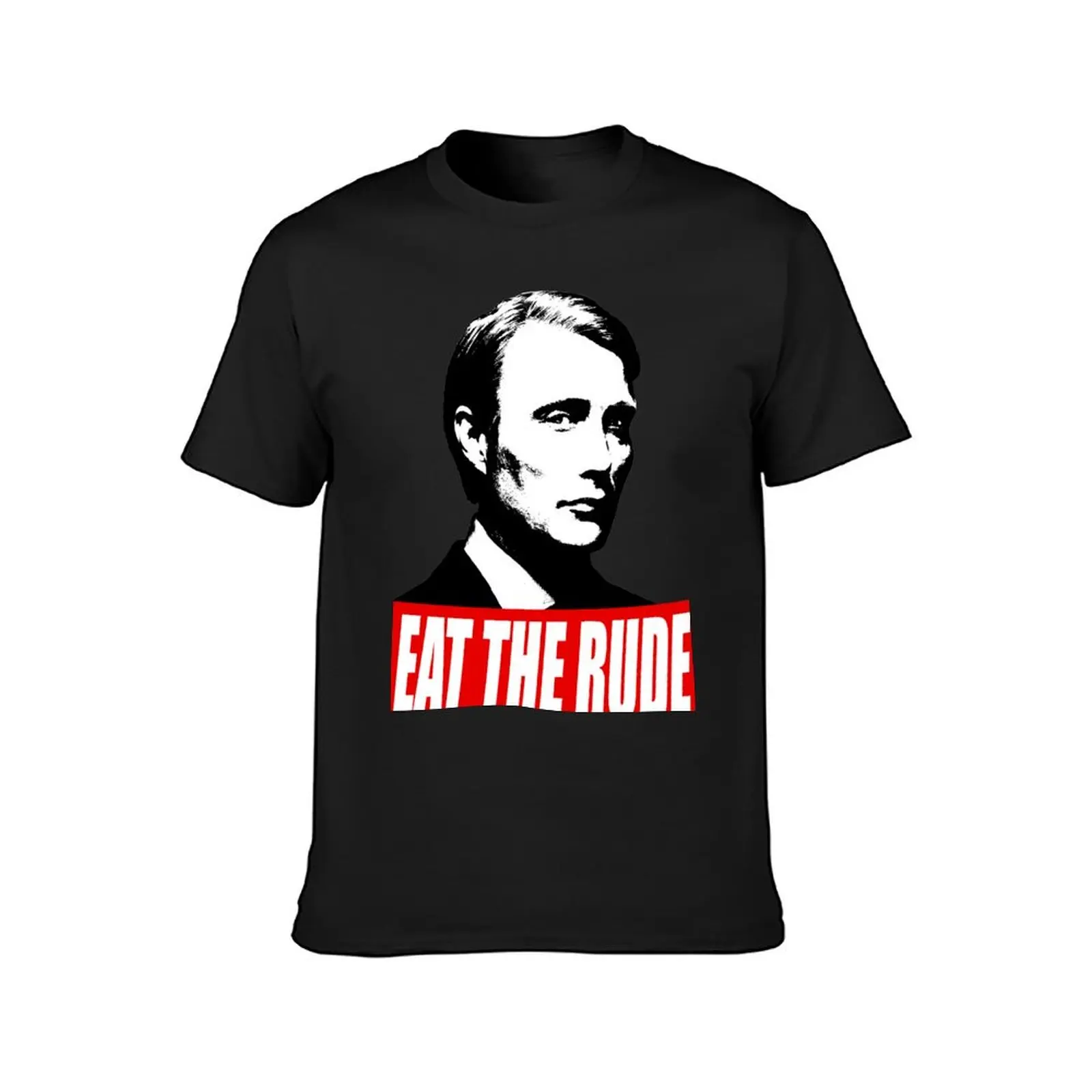 EAT THE RUDE - Hannibal [Dark Background] T-Shirt animal prinfor boys cute clothes customs men workout shirt