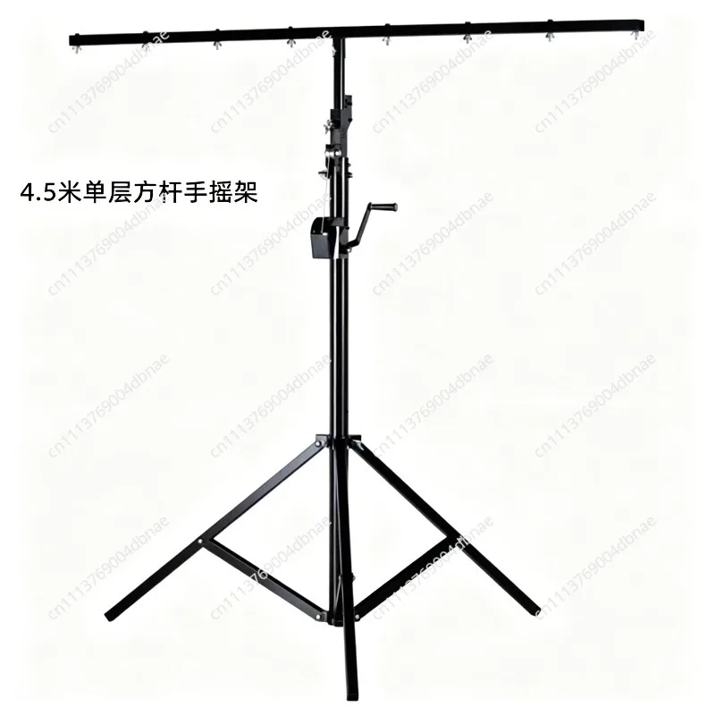 Thickened hand-cranked light stand, stage mobile tripod, lifting light stand