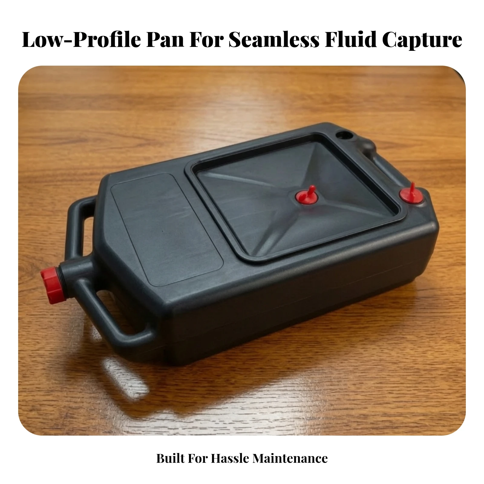 Oil Drain Pan 8L Oil Drain Pan with Cap Container Rigid Sturdy for Mechanics, Garage, Workshop