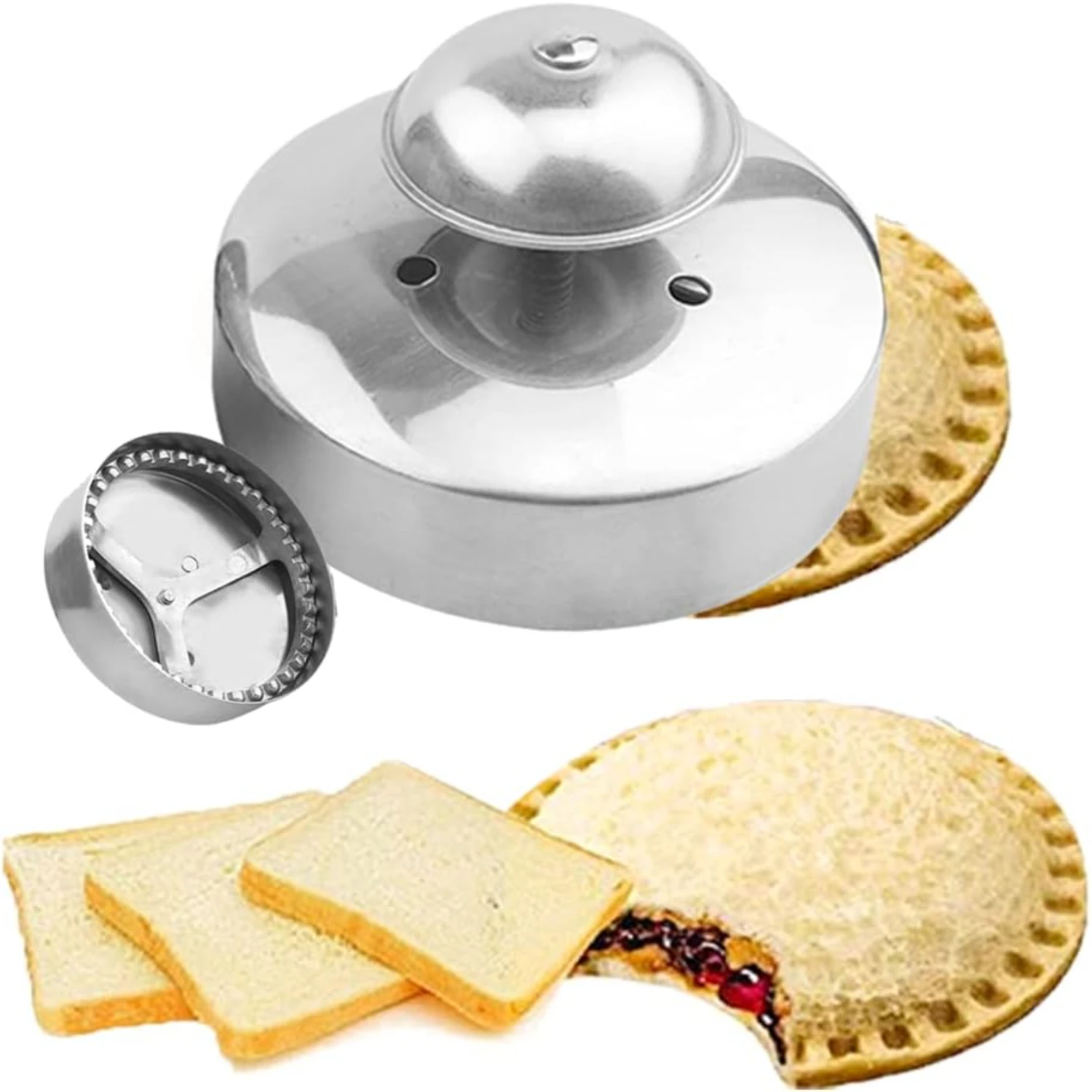 

Sandwich and Sealer for , Stainless Steel Round Sandwich , Sandwich Sealer and Decruster, Sandwich Maker, Sandwich for Making