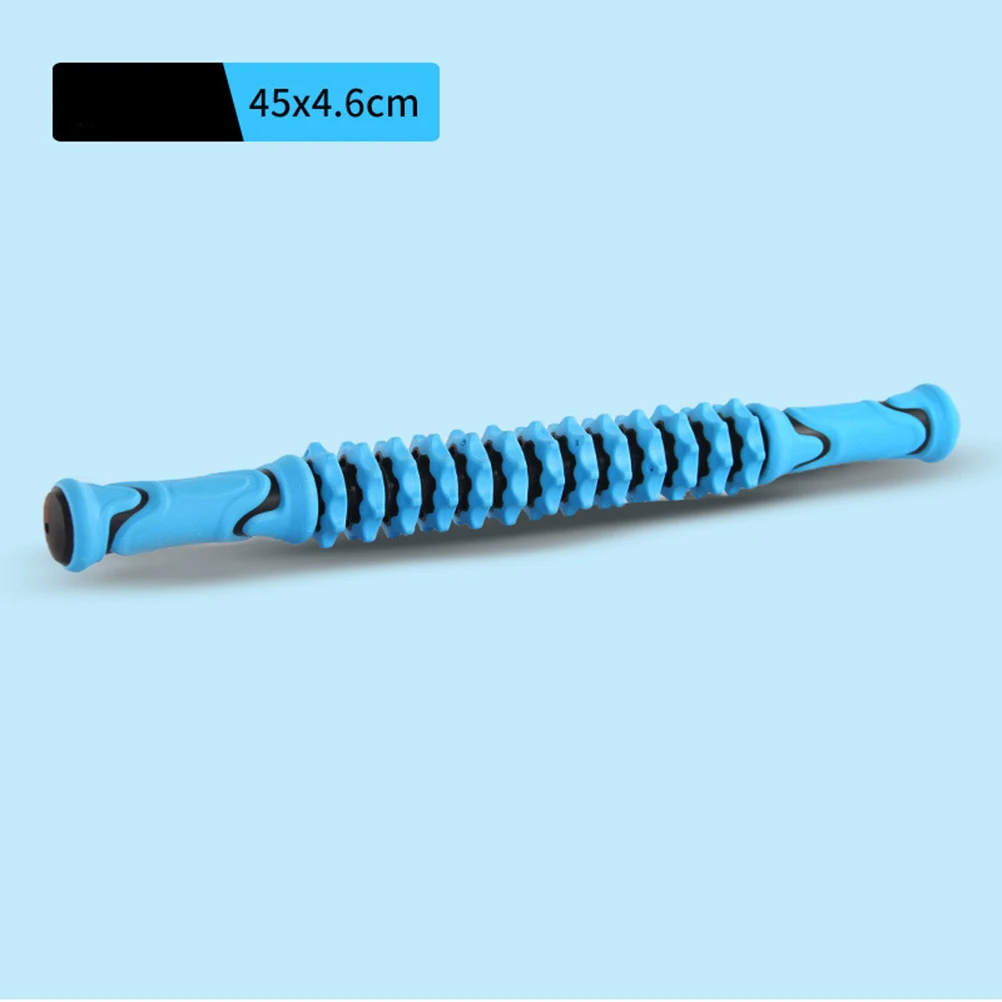 

1pcs High Density Plastic Gear Roller Massage Stick for Muscle Full Body Rolling PP Steel Neck Shoulder Back
