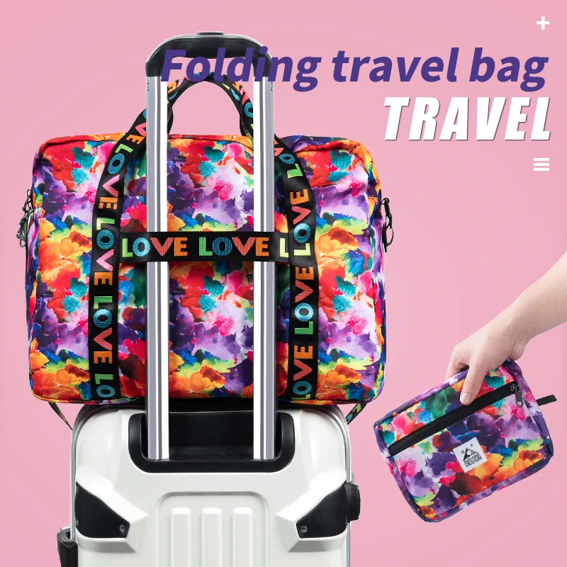 2023 Large Capacity Travel sports Bag Foldable Personal Items Storage Bags Carry On Luggage Duffel Bag Women Shopping Yoga bags