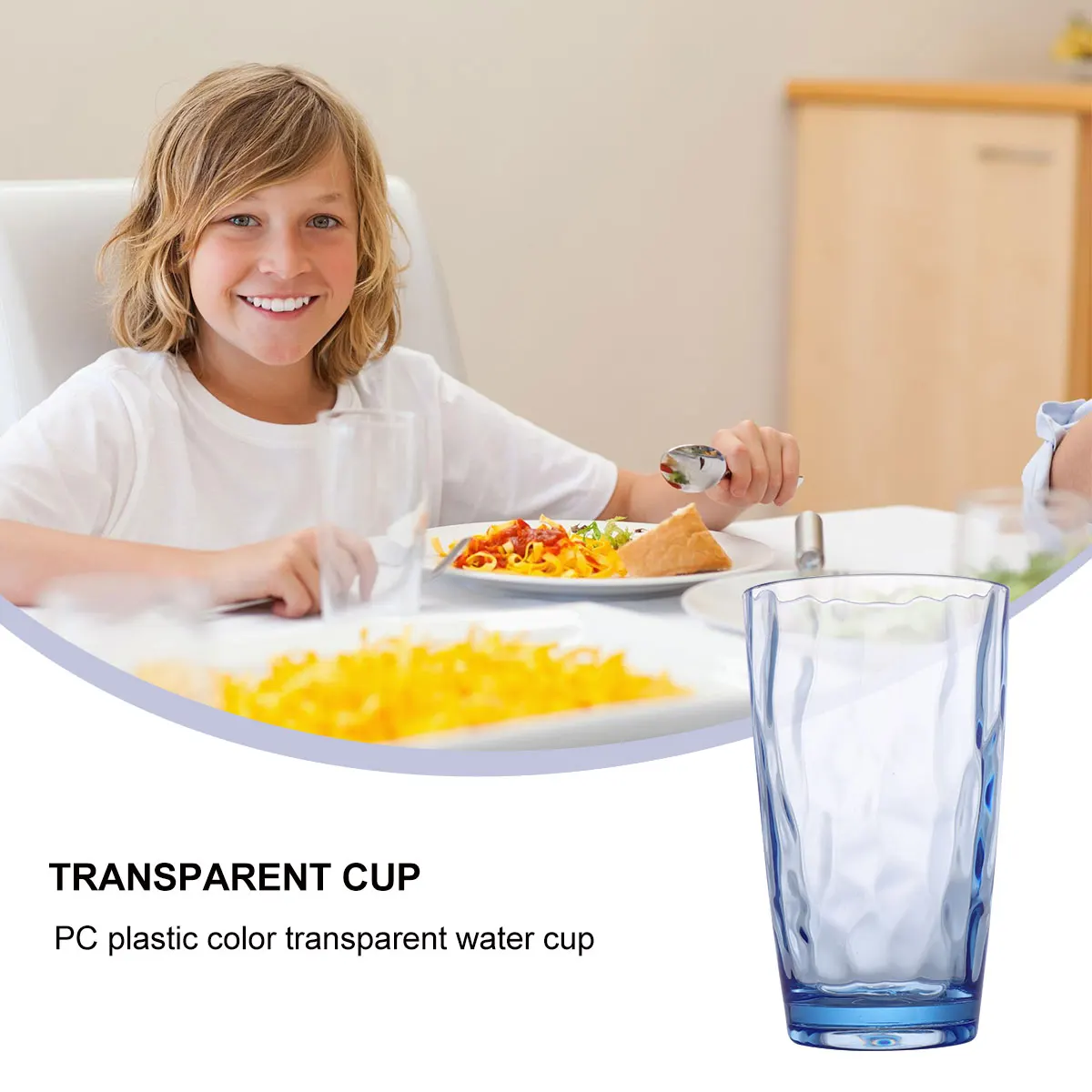 

Water-stitched Cup Unbreakable Party Clear Drinking Cups Acrylic Glassware Glasses