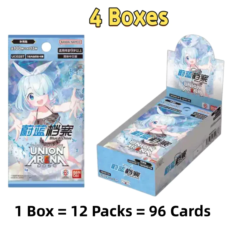 UNION ARENA 　Blue Archive ブルーアーカイブ 海外　限定 BANDAI UNION ARENA Blue Archive UC02BT Booster Box Simplified