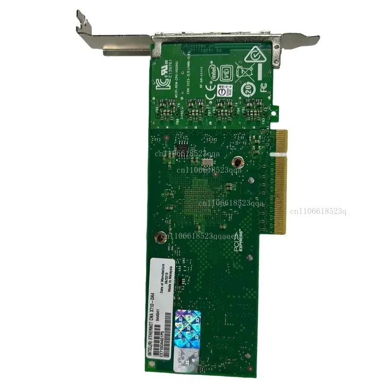 Original X710-DA4 10GbE four port SFP+Ethernet converged network adapter in good condition