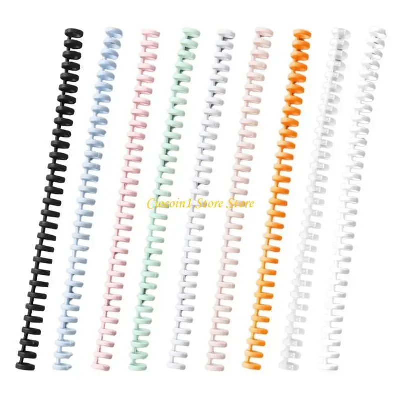 A3PC Loose-leaf Binding Comb 30-ring Flexible 50 Sheets Capacity for Office School