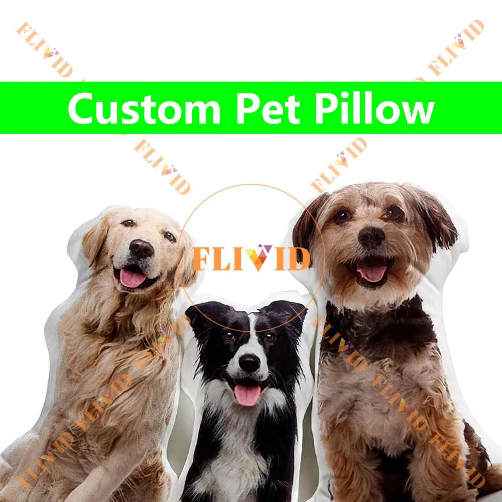 

Custom 3D Pet Dog Pillow,Customized Cat Animal Throw Pillows,Personalized Shape Cushion,Birthday Gift,Pet Loss Memorial Gift